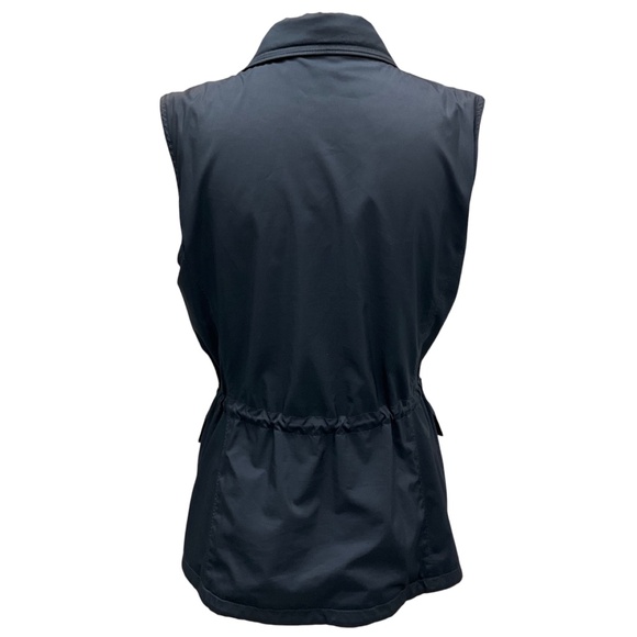 LORO PIANA NAVY CASHMERE KNIT LINED NYLON VEST - Picture 3 of 5